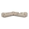 Sylvie Cream Boucle 6-Piece Large Sectional