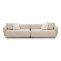 Sylvie Cream Boucle 4-Seater Sofa -TOV Furniture Store TOV L69101.media .01