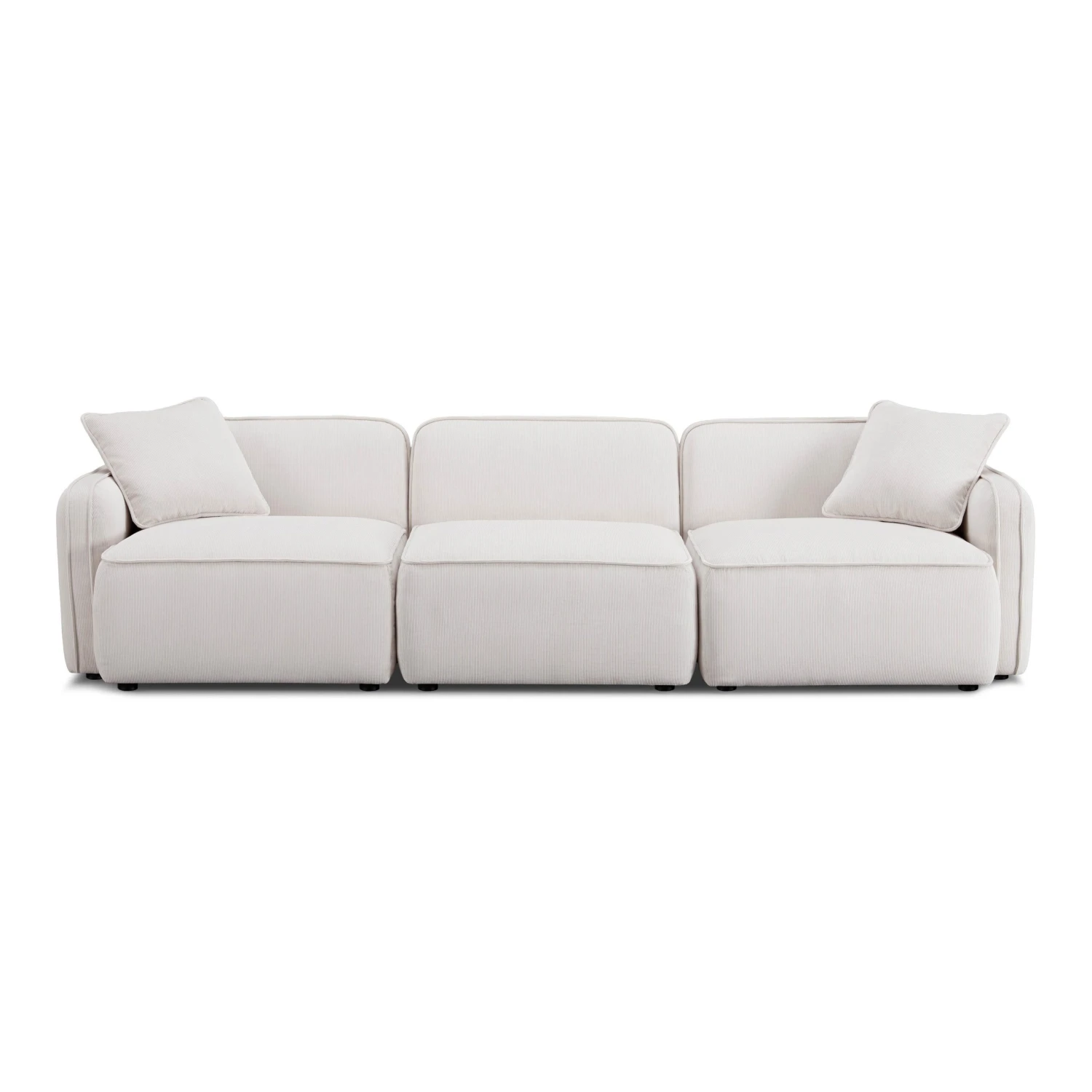 Travie Performance Corduroy Velvet Modular Sofa 3 Travie Performance Corduroy Velvet Modular Sofa - Image 3