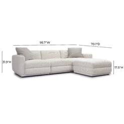 Perry Cream Chenille Modular Sectional 11 Perry Cream Chenille Modular Sectional -TOV Furniture Store TOV L69219 SEC.media .05