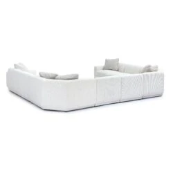 Perry Cream Chenille Modular Large U-Sectional -TOV Furniture Store TOV L69219 SEC5 3