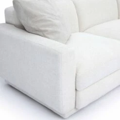 Perry Cream Chenille Modular Large U-Sectional -TOV Furniture Store TOV L69219 SEC5 4