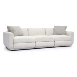 Perry Cream Chenille Modular Sofa