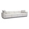 Perry Cream Chenille Modular Long Sofa