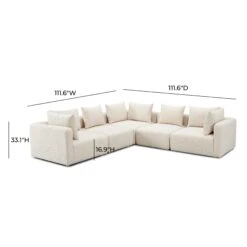 Hangover Textured Fabric 5-Piece Modular L-Sectional 11 Hangover Textured Fabric 5-Piece Modular L-Sectional -TOV Furniture Store TOV L69242 SEC2.media .04