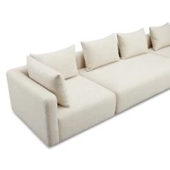 Hangover Heavy Textured Fabric 145" Long Sofa -TOV Furniture Store TOV L69242 SO1.media .04