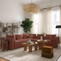 Hangover Textured Fabric 5-Piece Modular L-Sectional 13 Hangover Textured Fabric 5-Piece Modular L-Sectional -TOV Furniture Store TOV L69244 SEC2.media .02