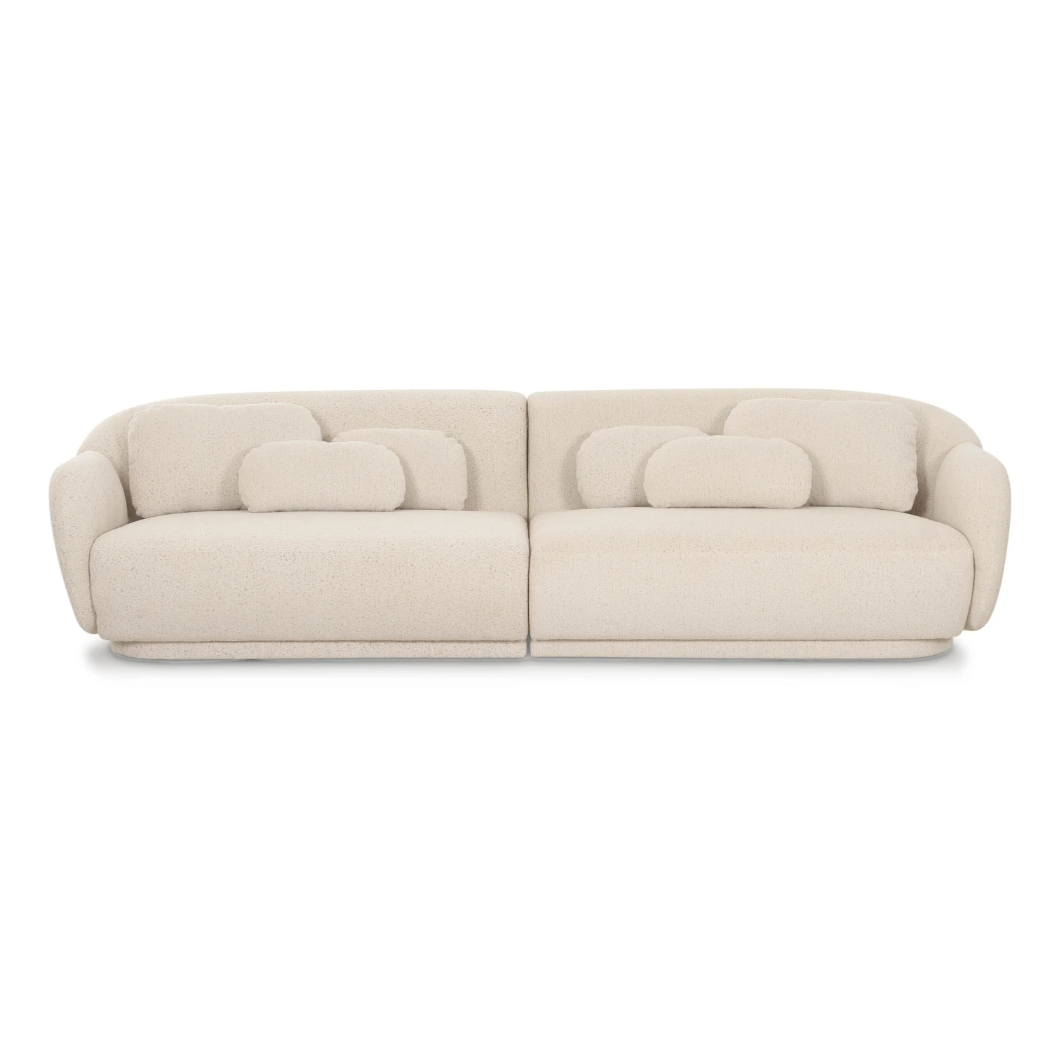 Misty Cream Boucle Modular 4-Seater Sofa 3 Misty Cream Boucle Modular 4-Seater Sofa - Image 3