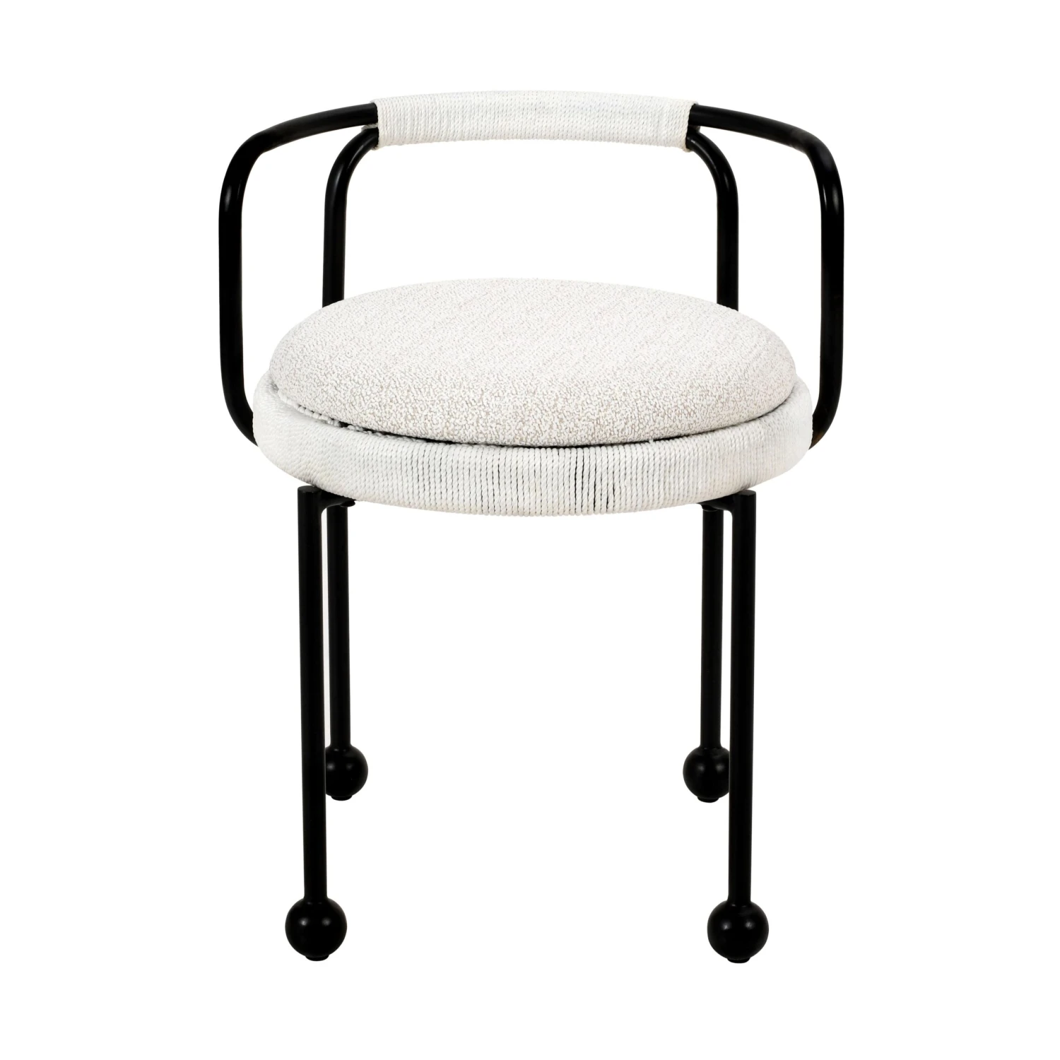 Pansy Cream Outdoor Dining Chair 4 Pansy Cream Outdoor Dining Chair - Image 4