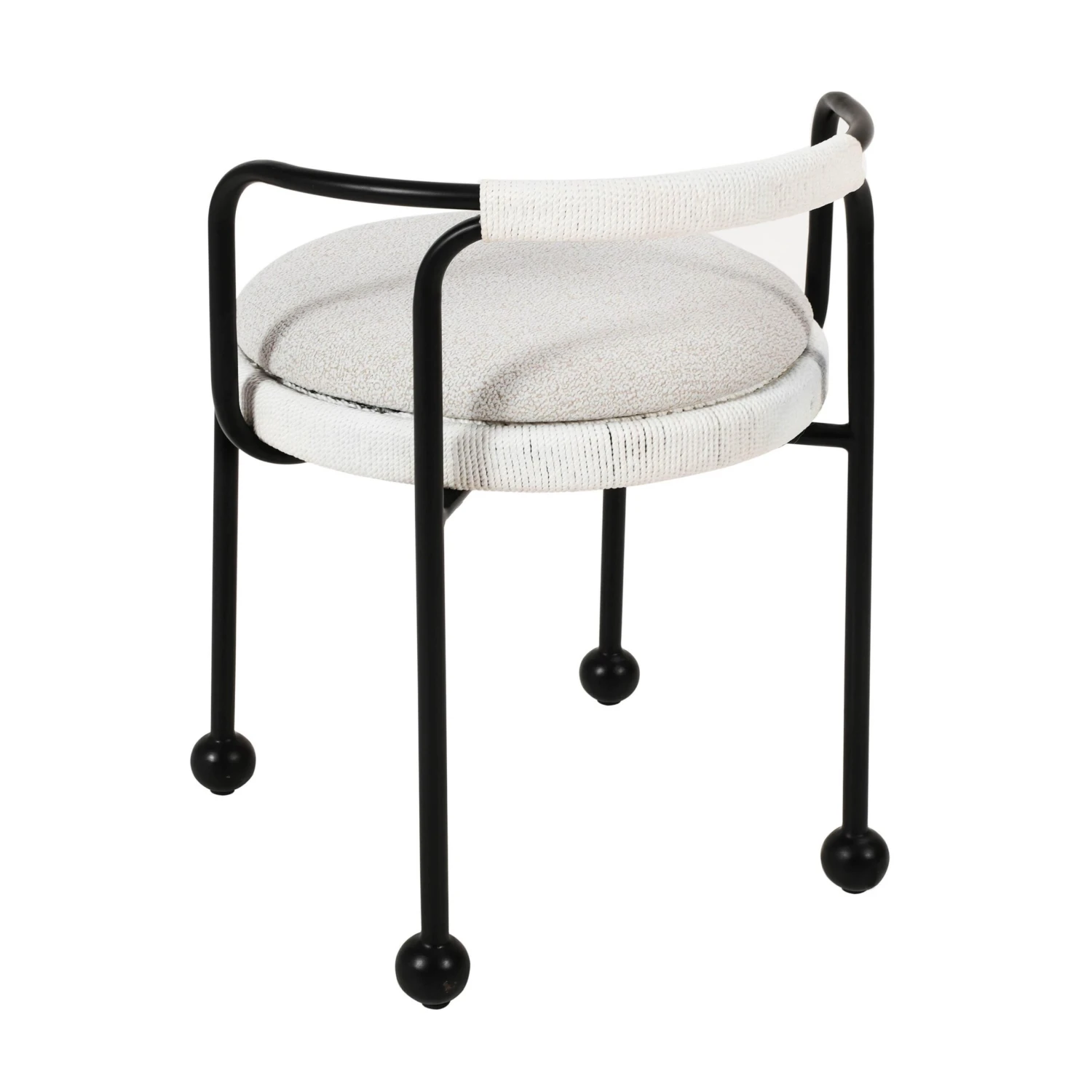 Pansy Cream Outdoor Dining Chair 5 Pansy Cream Outdoor Dining Chair - Image 5