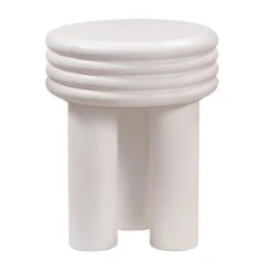 Delta Ivory Concrete Side Table 9 Delta Ivory Concrete Side Table -TOV Furniture Store TOV O44065.media .02