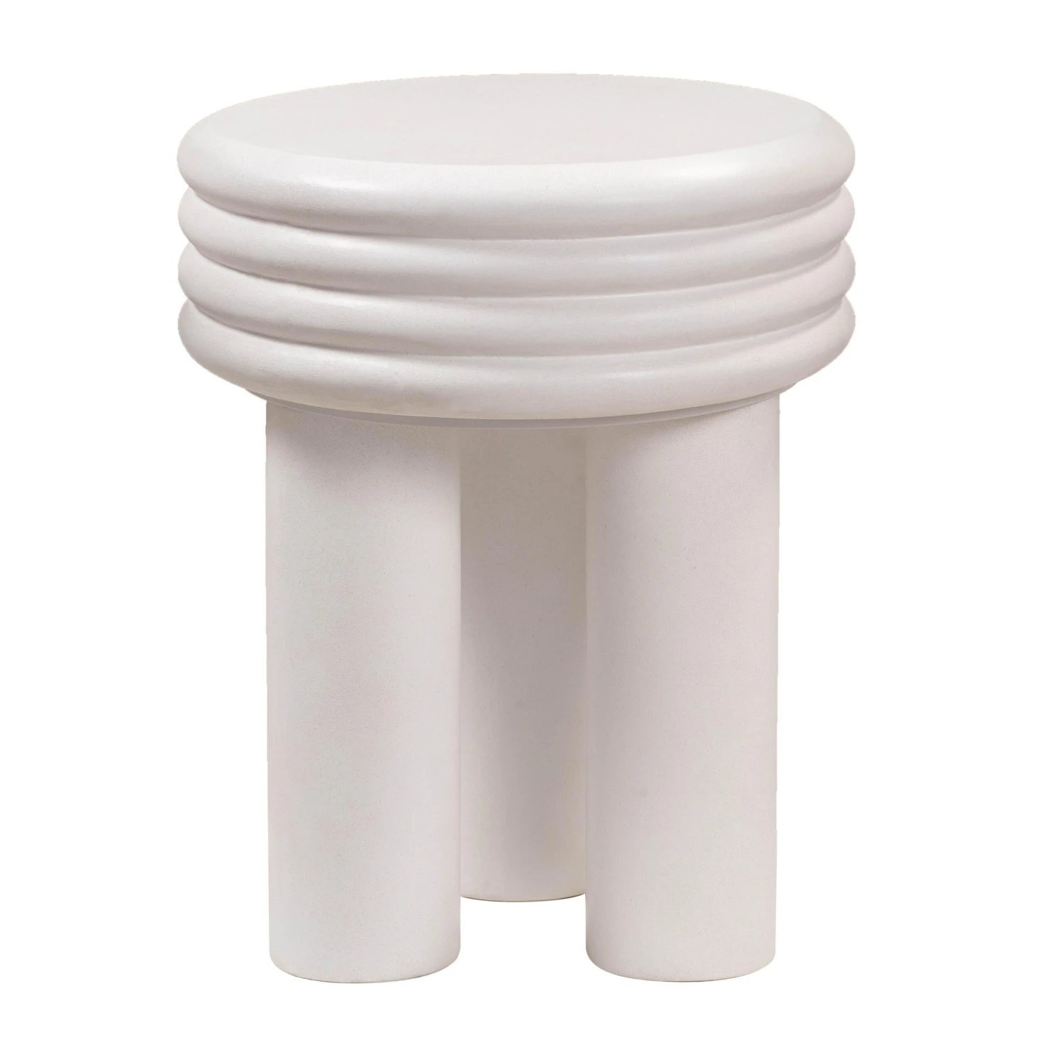 Delta Ivory Concrete Side Table 4 Delta Ivory Concrete Side Table - Image 4