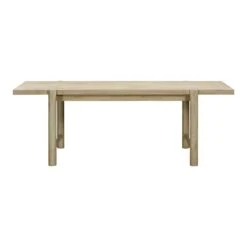 Gata Light Teak Outdoor 87" Rectangular Dining Table -TOV Furniture Store TOV O54272.media .03 e5214659 dc6c 47d7 946f 54ee0a51459f