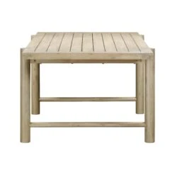 Gata Light Teak Outdoor 87" Rectangular Dining Table -TOV Furniture Store TOV O54272.media .06 e13044a8 3f0d 48eb 8573 0139f39da385