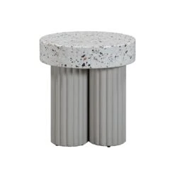 Clover Faux Terrazzo Indoor / Outdoor Round Side Table -TOV Furniture Store TOV O54278.media .04 dc91c397 bd78 4e09 88a6 bd1c6e7e7330