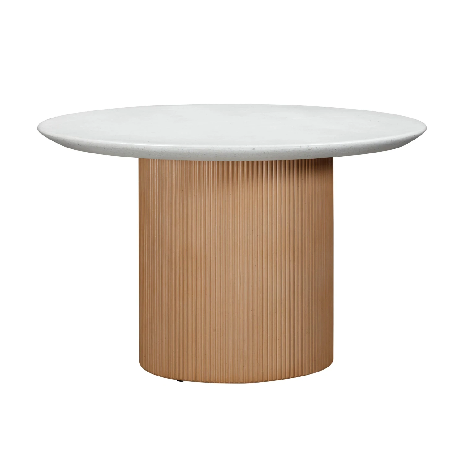 Rose Faux Terrazzo And Terracotta Concrete Indoor / Outdoor 47" Round Dining Table 3 Rose Faux Terrazzo And Terracotta Concrete Indoor / Outdoor 47" Round Dining Table - Image 3