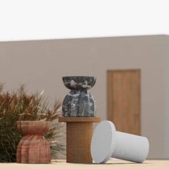 Turin Indoor / Outdoor Concrete Stool -TOV Furniture Store TOV O54282.media .02 96c96de7 5bfe 4898 87a8 af24f6d54885