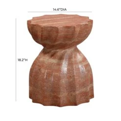 Turin Indoor / Outdoor Concrete Stool -TOV Furniture Store TOV O54282.media .06