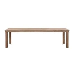Cassie Natural Outdoor Rectangular Dining Table -TOV Furniture Store TOV O54293 2