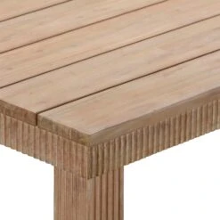 Cassie Natural Outdoor Rectangular Dining Table -TOV Furniture Store TOV O54293 4