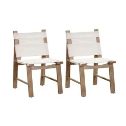 Cassie Cream Outdoor Dining Chair - Set Of 2