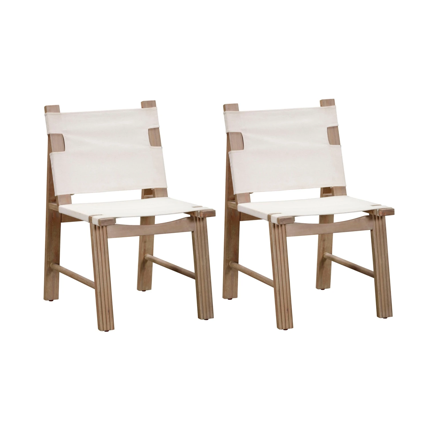 Cassie Cream Outdoor Dining Chair - Set Of 2 1 Cassie Cream Outdoor Dining Chair - Set Of 2