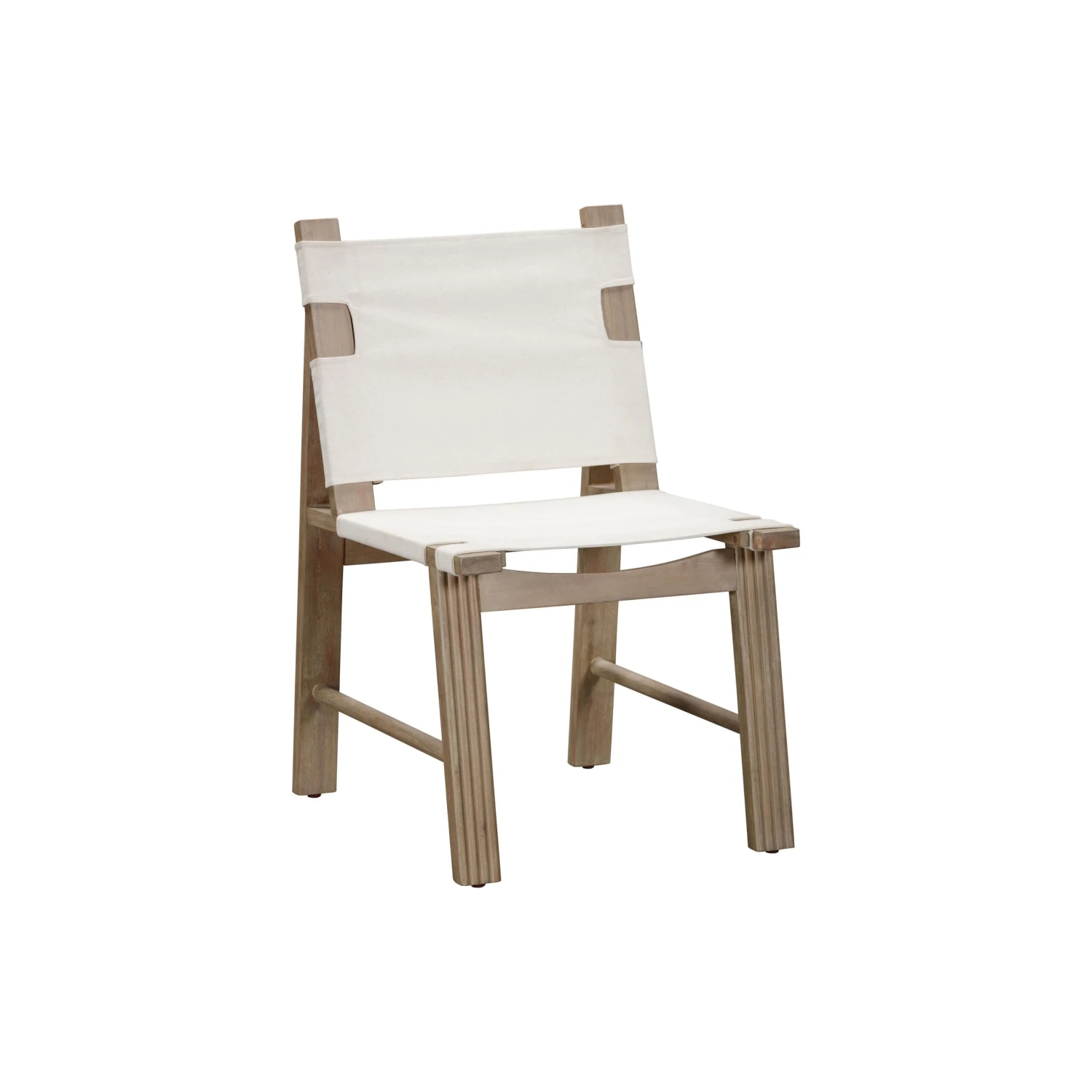 Cassie Cream Outdoor Dining Chair - Set Of 2 3 Cassie Cream Outdoor Dining Chair - Set Of 2 - Image 3