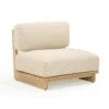 Reavan Cream Outdoor Lounge Chair
