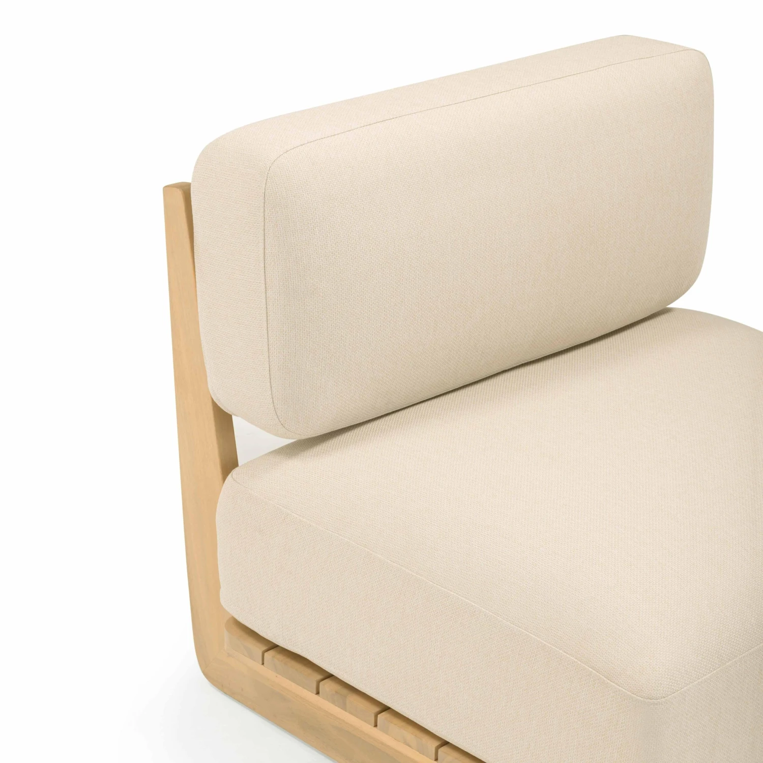 Reavan Cream Outdoor Lounge Chair 5 Reavan Cream Outdoor Lounge Chair - Image 5