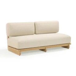 Reavan Cream Outdoor Lounge Sofa
