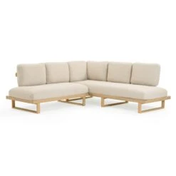 Evan Cream Outdoor L-Sectional