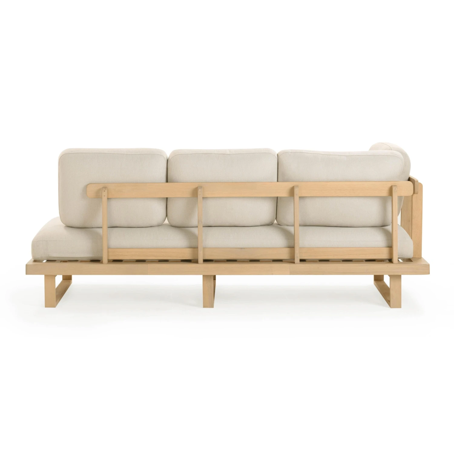 Evan Cream Outdoor L-Sectional 5 Evan Cream Outdoor L-Sectional - Image 5
