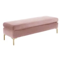 Delilah Velvet Bench 20 Delilah Velvet Bench -TOV Furniture Store TOV O6266 1