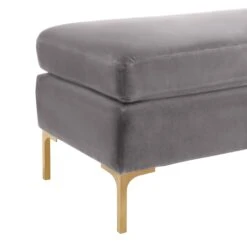 Delilah Velvet Bench 28 Delilah Velvet Bench -TOV Furniture Store TOV O6269 3