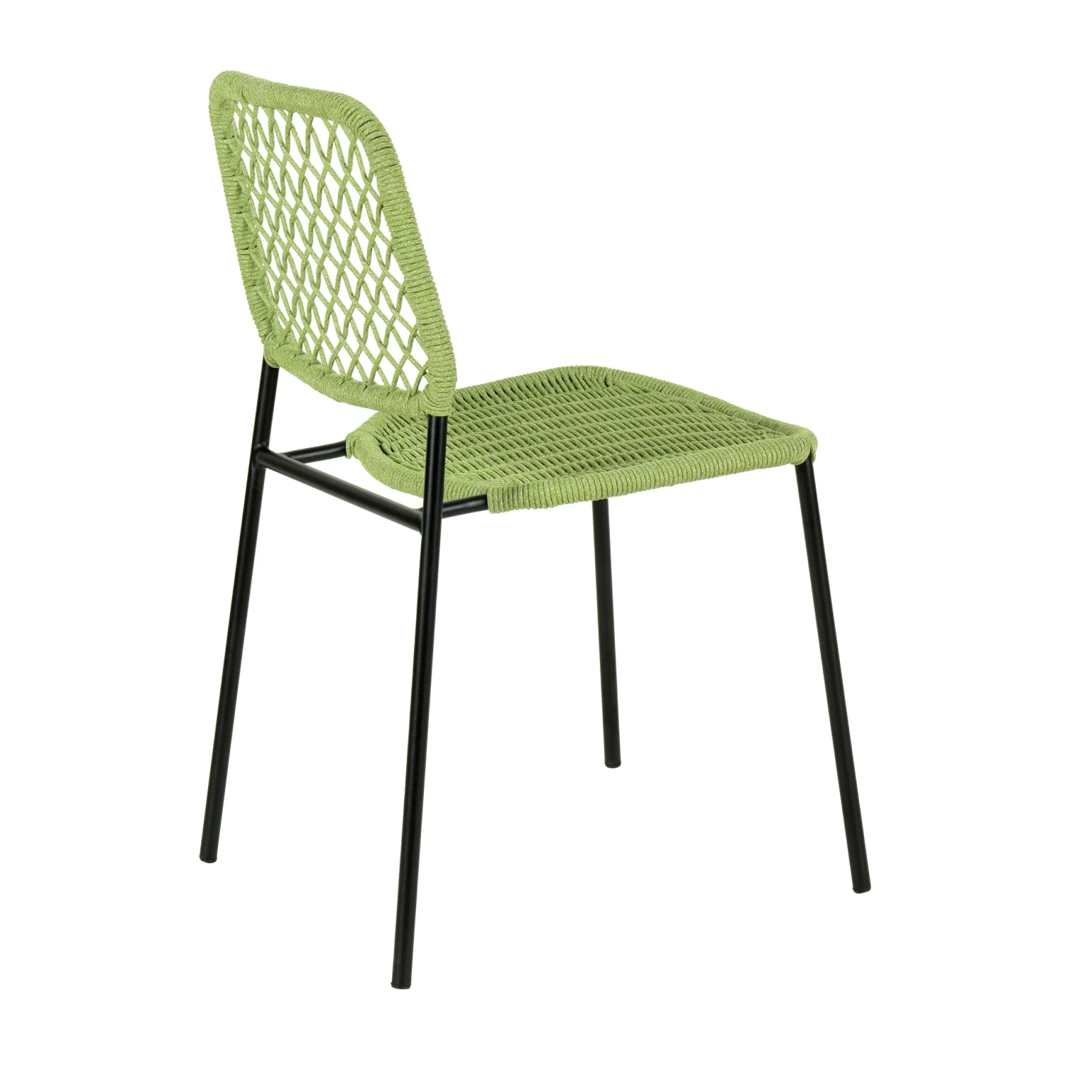 Lucy Dyed Cord Stackable Outdoor Dining Chair 4 Lucy Dyed Cord Stackable Outdoor Dining Chair - Image 4