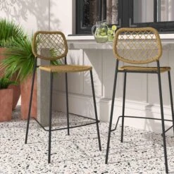 Lucy Dyed Cord Outdoor Counter Stool -TOV Furniture Store TOV O68784.media .02 243619b2 5ab1 4149 9cd3 c9aa7829b4ee