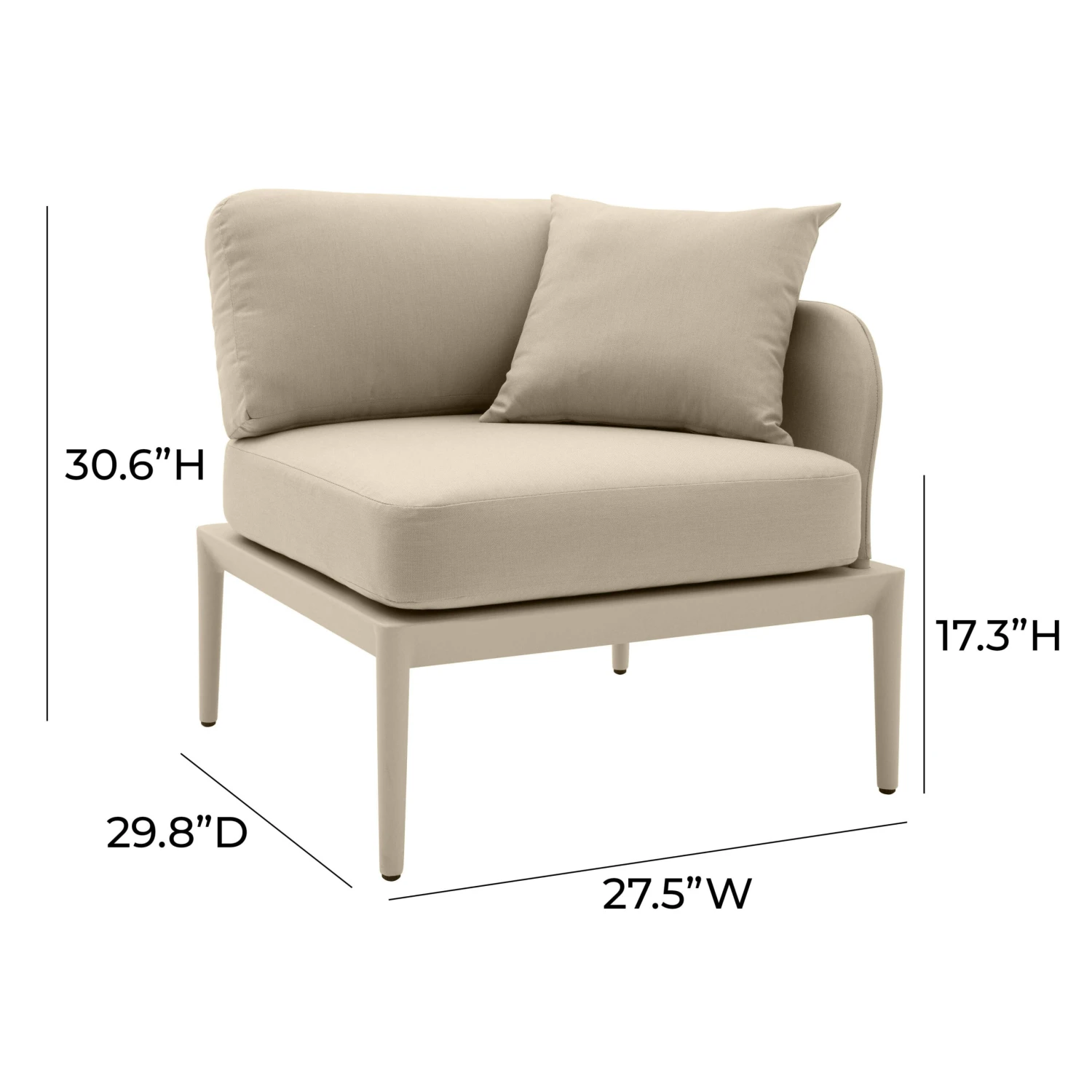 Kapri Modular Outdoor Corner Chair 6 Kapri Modular Outdoor Corner Chair - Image 6
