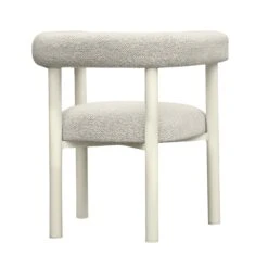 Jackie Cream Outdoor Textured Dining Chair 9 Jackie Cream Outdoor Textured Dining Chair -TOV Furniture Store TOV O68958 3