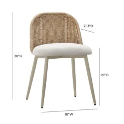 Alexa Rattan Performance Fabric Dining Chair 20 Alexa Rattan Performance Fabric Dining Chair -TOV Furniture Store TOV O68959.media .06 ae5c50e8 c220 4977 a670 4df1d0f84c88