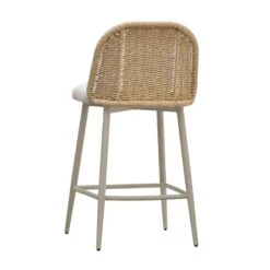 Alexa Performance Fabric Outdoor Stool 23 Alexa Performance Fabric Outdoor Stool -TOV Furniture Store TOV O68960.media .04