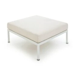 Dunes Cream Outdoor Ottoman -TOV Furniture Store TOV O68966.media .03