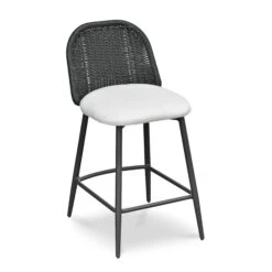 Alexa Performance Fabric Outdoor Stool 30 Alexa Performance Fabric Outdoor Stool -TOV Furniture Store TOV O69285 1