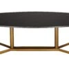 Gemma Black Marble Coffee Table