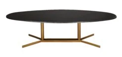 Gemma Black Marble Coffee Table