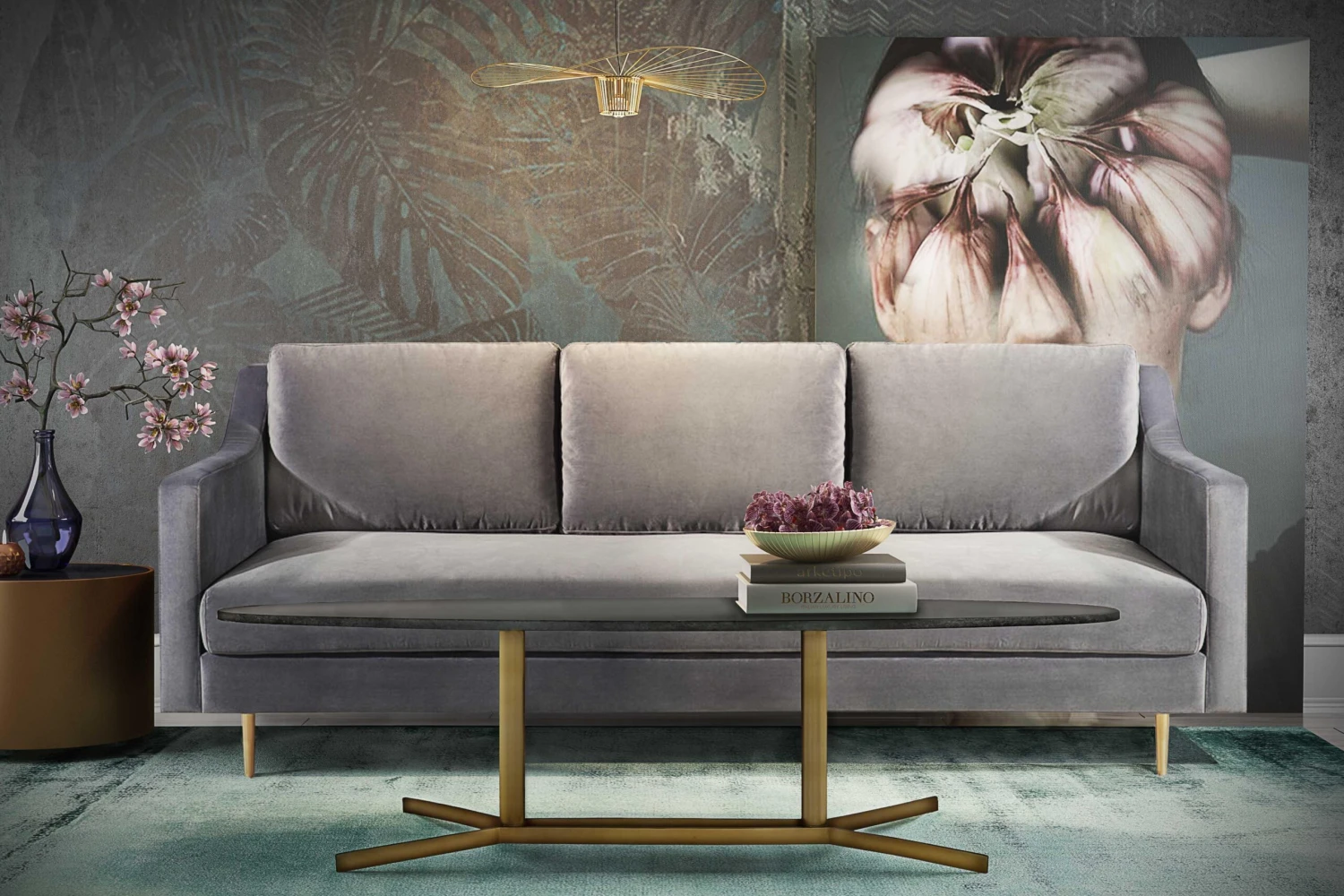 Gemma Black Marble Coffee Table 2 Gemma Black Marble Coffee Table - Image 2