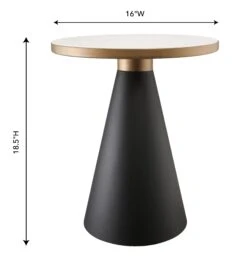 Richard Marble Side Table -TOV Furniture Store TOV OC18195.media .04 6a2afab4 bf9d 4c6c 8ed6 f42e652c1f5e