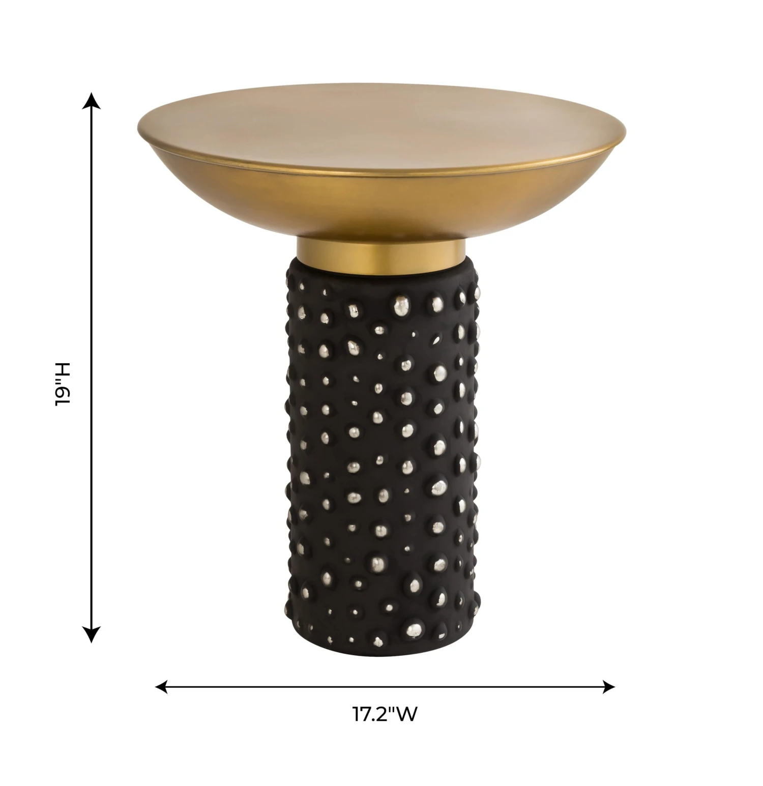 Blaze Glass And Brass Side Table 7 Blaze Glass And Brass Side Table - Image 7