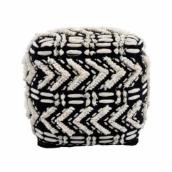 Mariel Cotton Pouf 8 Mariel Cotton Pouf -TOV Furniture Store TOV OC18251 2