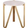 Aya Marble Side Table By Inspire Me! Home Decor