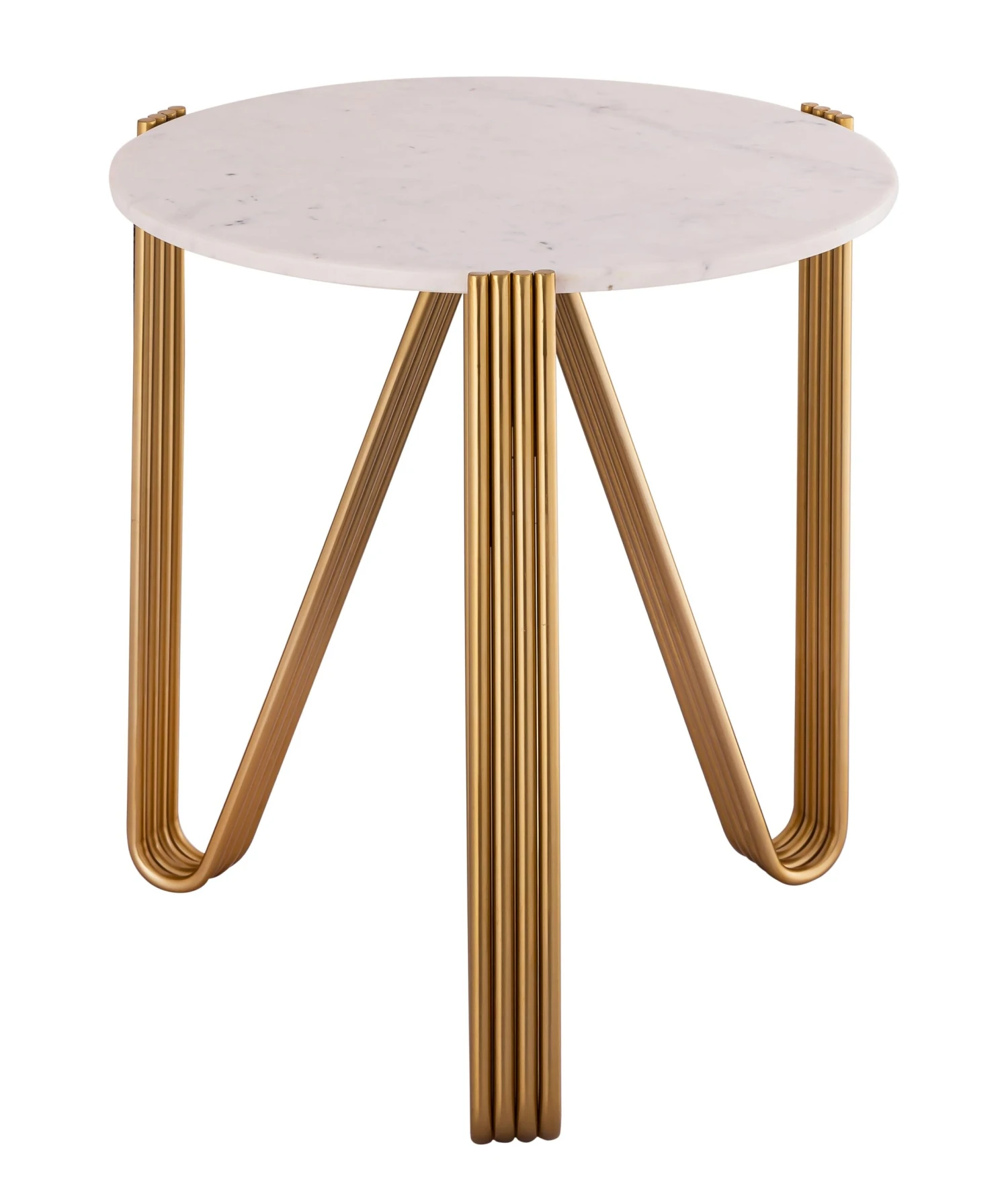 Aya Marble Side Table By Inspire Me! Home Decor 4 Aya Marble Side Table By Inspire Me! Home Decor - Image 4